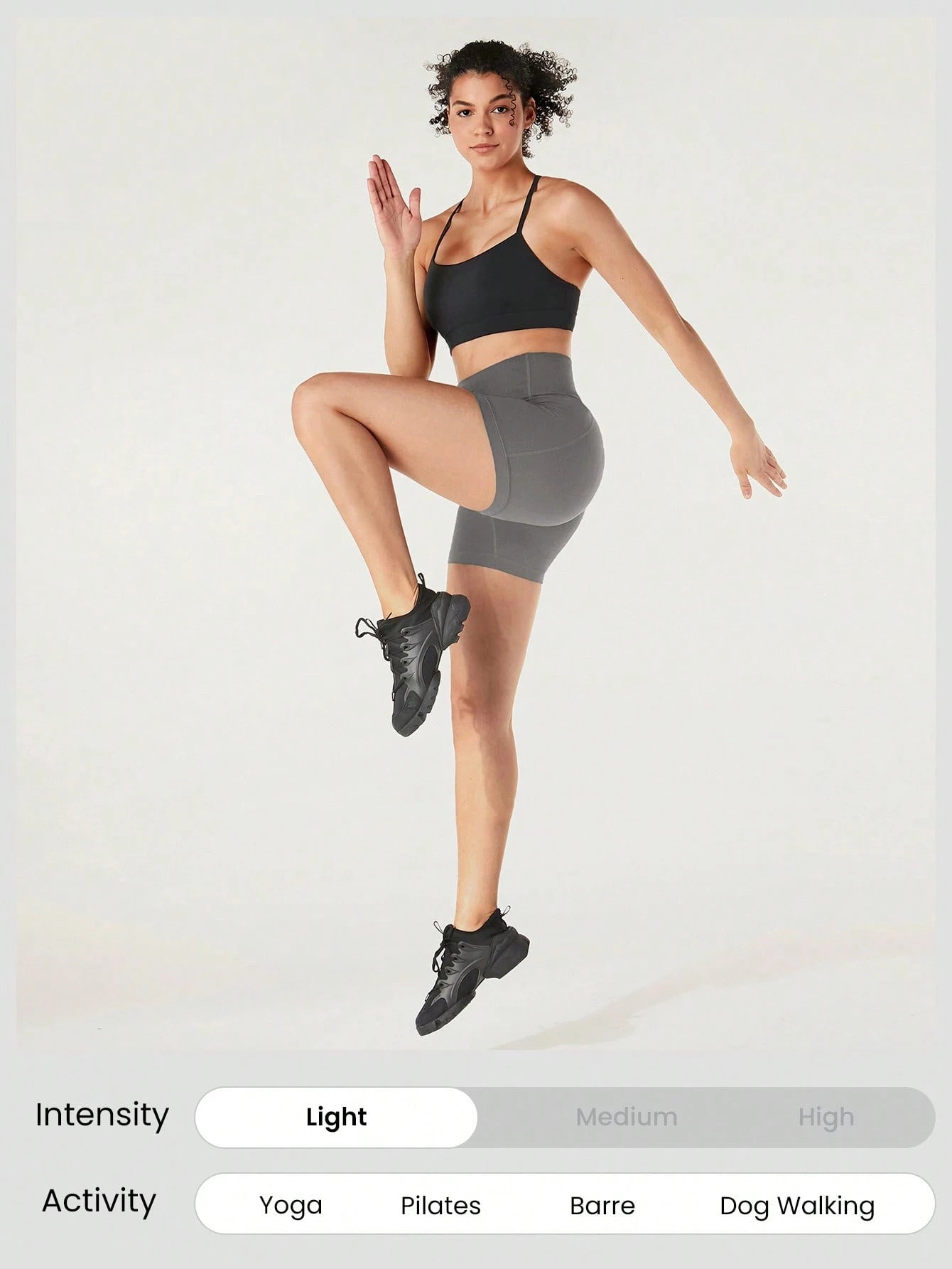 Clean & Direct (Best for general use)  Women's 4.3" Anti-Slip Pocket Bike Shorts - No Front Seam