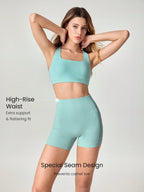 Clean & Direct (Best for general use)  Women's 4.3" Anti-Slip Pocket Bike Shorts - No Front Seam