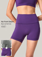 Clean & Direct (Best for general use)  Women's 4.3" Anti-Slip Pocket Bike Shorts - No Front Seam