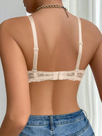 Peach Girl Lace Bra | Black Underwire Push-Up | Sexy Lingerie for Women | Lift & Support