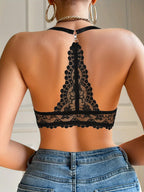 Women's Front Closure Lace Underwire Bra | U-Back Lift & Shape Comfortable Everyday Bra