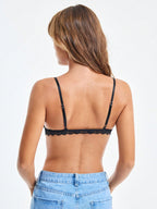 Women’s Ultrathin Lace Bralette | Floral Eyelash Sheer Seamless Sexy Lingerie Bra Top