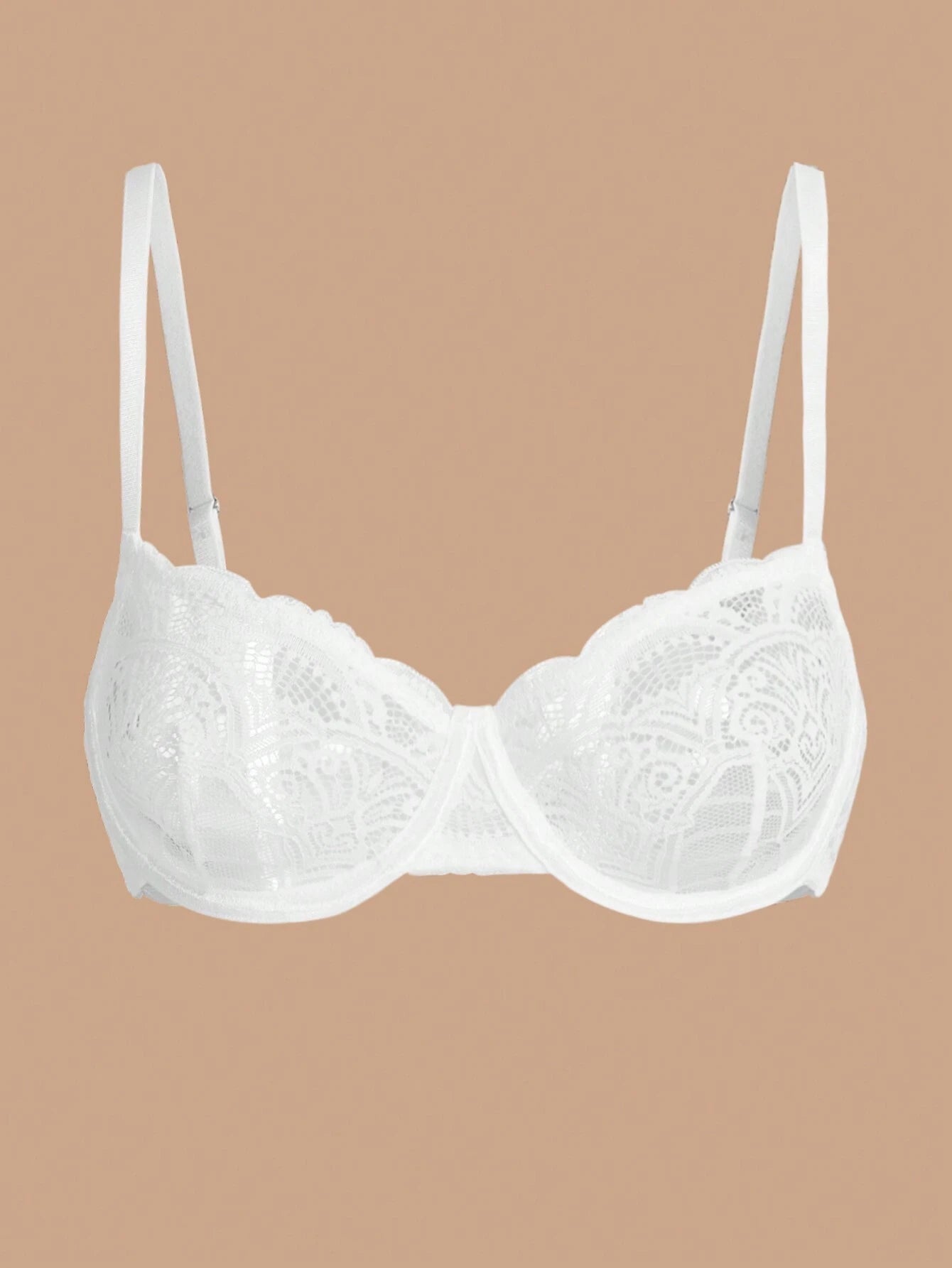 Women’s Lace Underwire Bra – Sexy Sheer Lingerie Support Bra