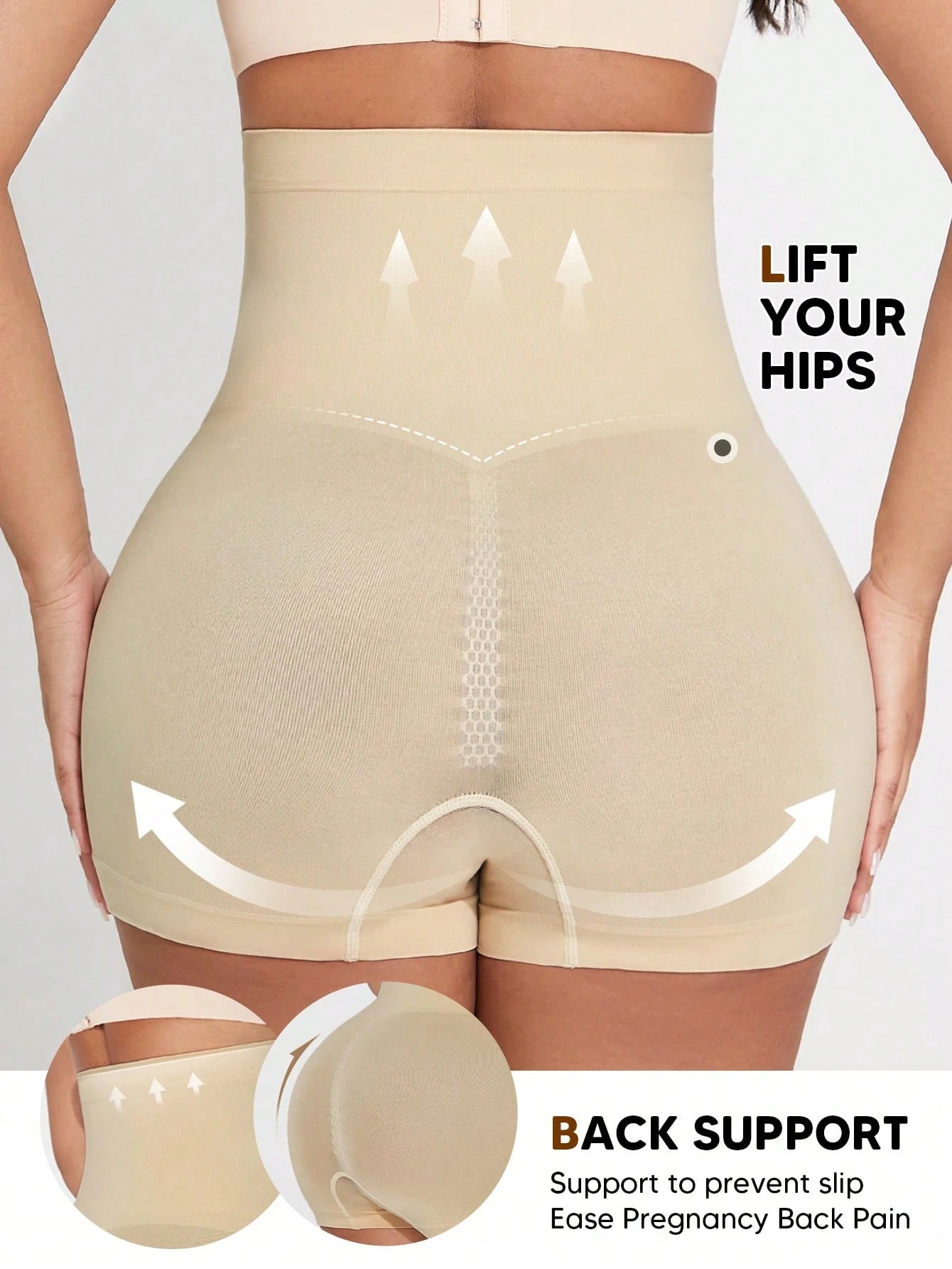 Expandable Maternity Support Shorts | High-Waist Pregnancy Workout Cycle Short
