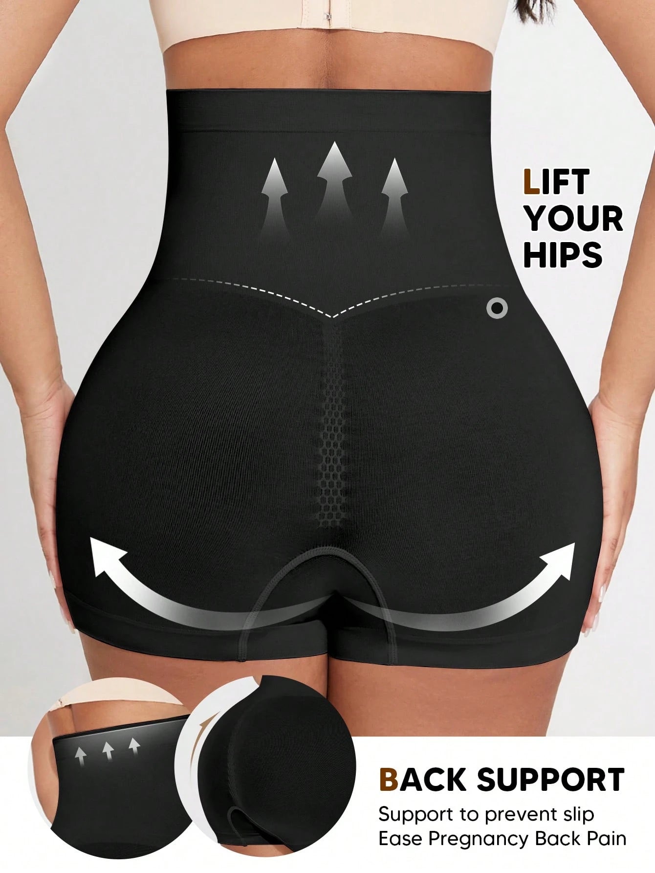 Expandable Maternity Support Shorts | High-Waist Pregnancy Workout Cycle Short