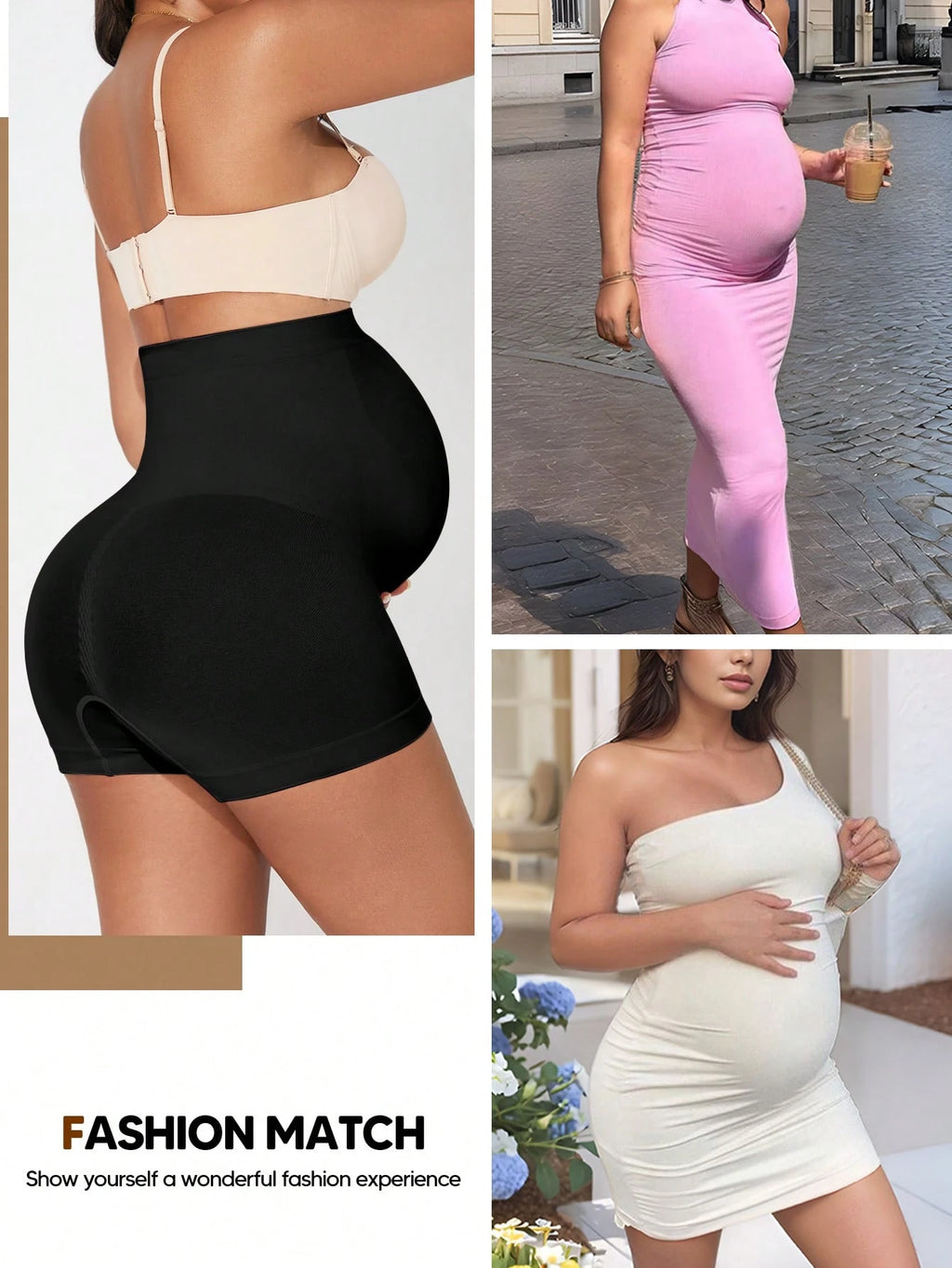 Expandable Maternity Support Shorts | High-Waist Pregnancy Workout Cycle Short