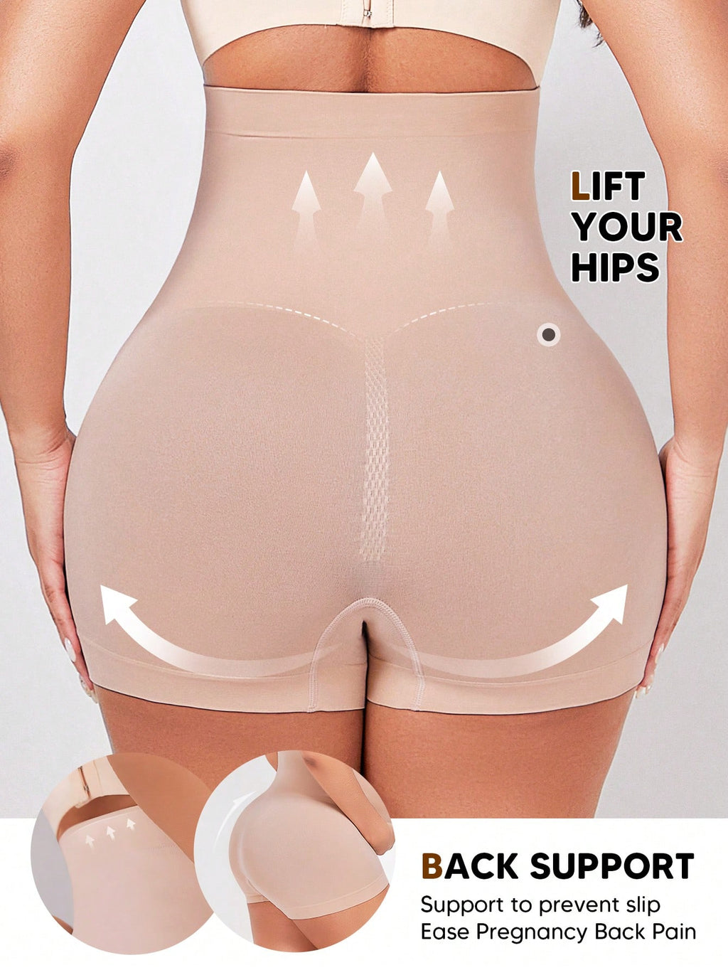 Expandable Maternity Support Shorts | High-Waist Pregnancy Workout Cycle Short