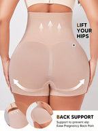 Expandable Maternity Support Shorts | High-Waist Pregnancy Workout Cycle Short