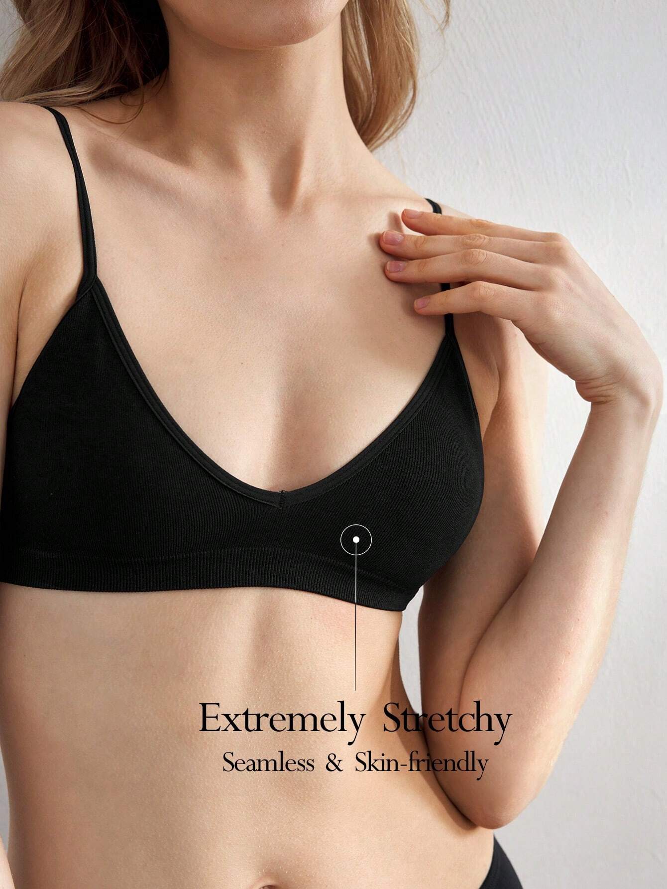 Seamless Wireless Comfort Bra | Stretch Fit No Padding | Everyday Soft Lounge Wear