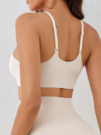 Seamless Push-Up Backless Bralette | Minimalist Crop Bra | Comfortable Everyday Wear