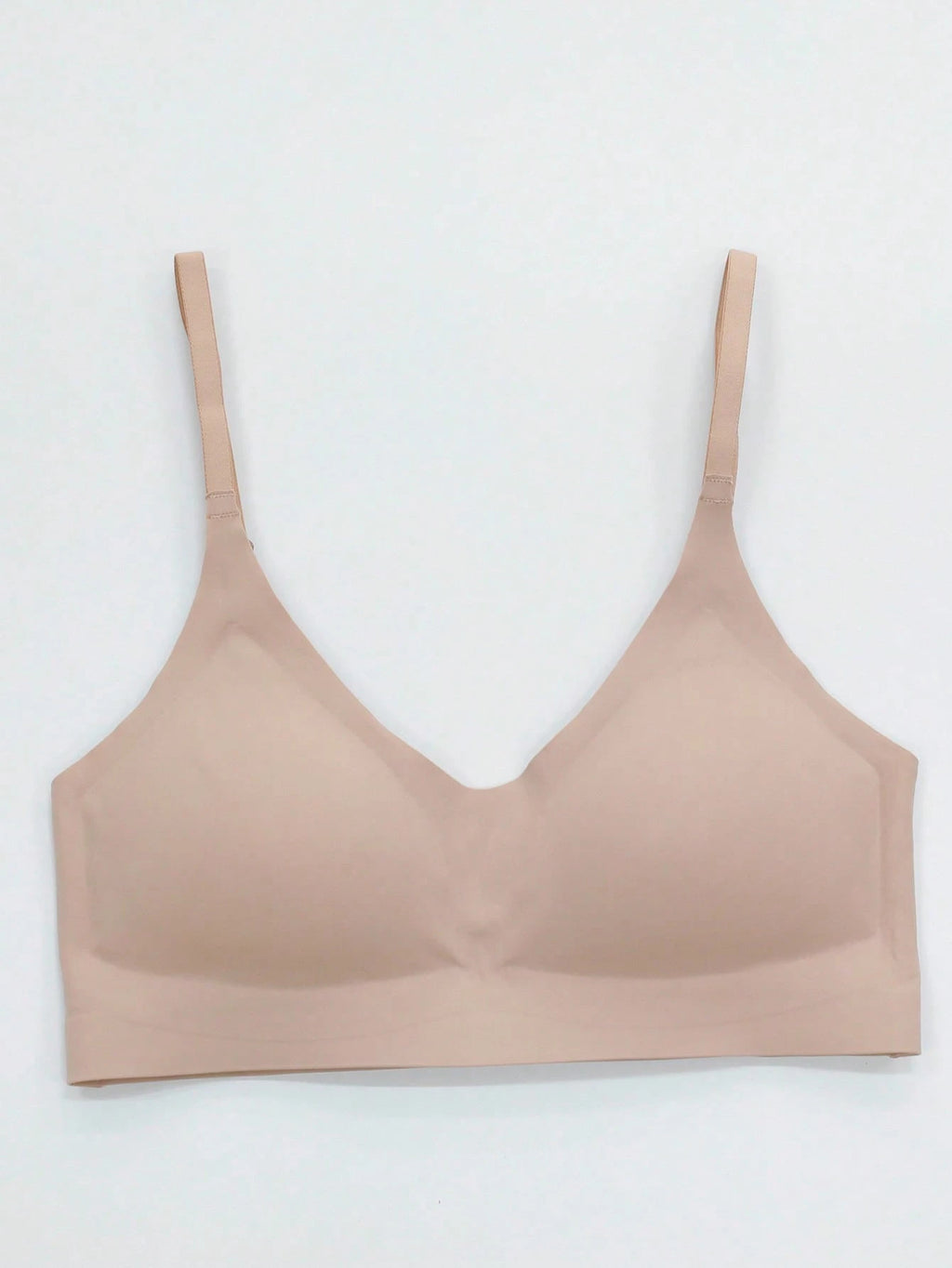 Seamless Push-Up Backless Bralette | Minimalist Crop Bra | Comfortable Everyday Wear
