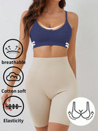 Seamless Push-Up Backless Bralette | Minimalist Crop Bra | Comfortable Everyday Wear