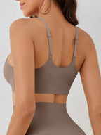 Seamless Push-Up Backless Bralette | Minimalist Crop Bra | Comfortable Everyday Wear