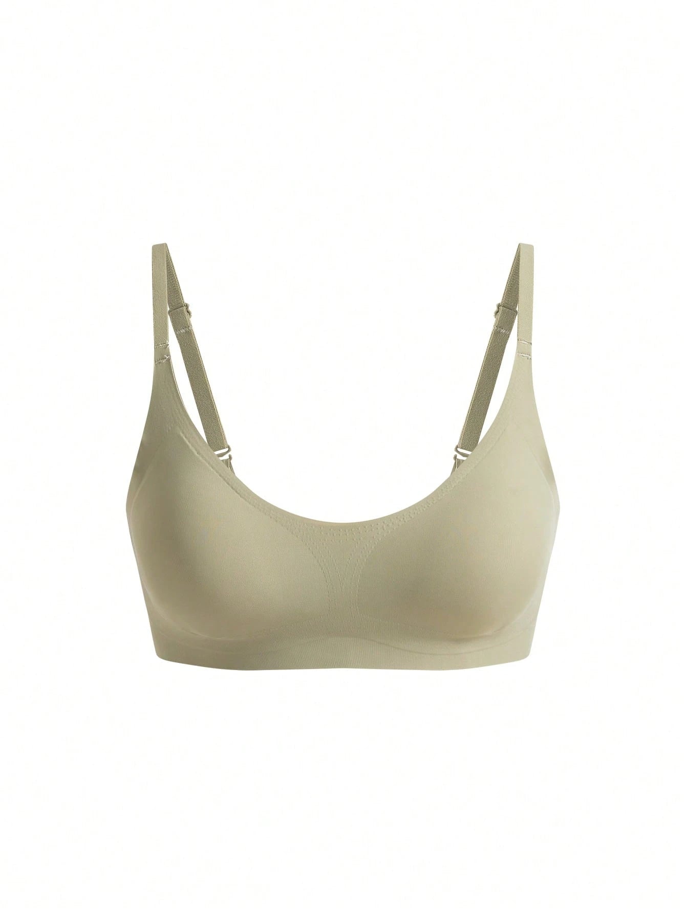 Seamless Push-Up Backless Bralette | Minimalist Crop Bra | Comfortable Everyday Wear