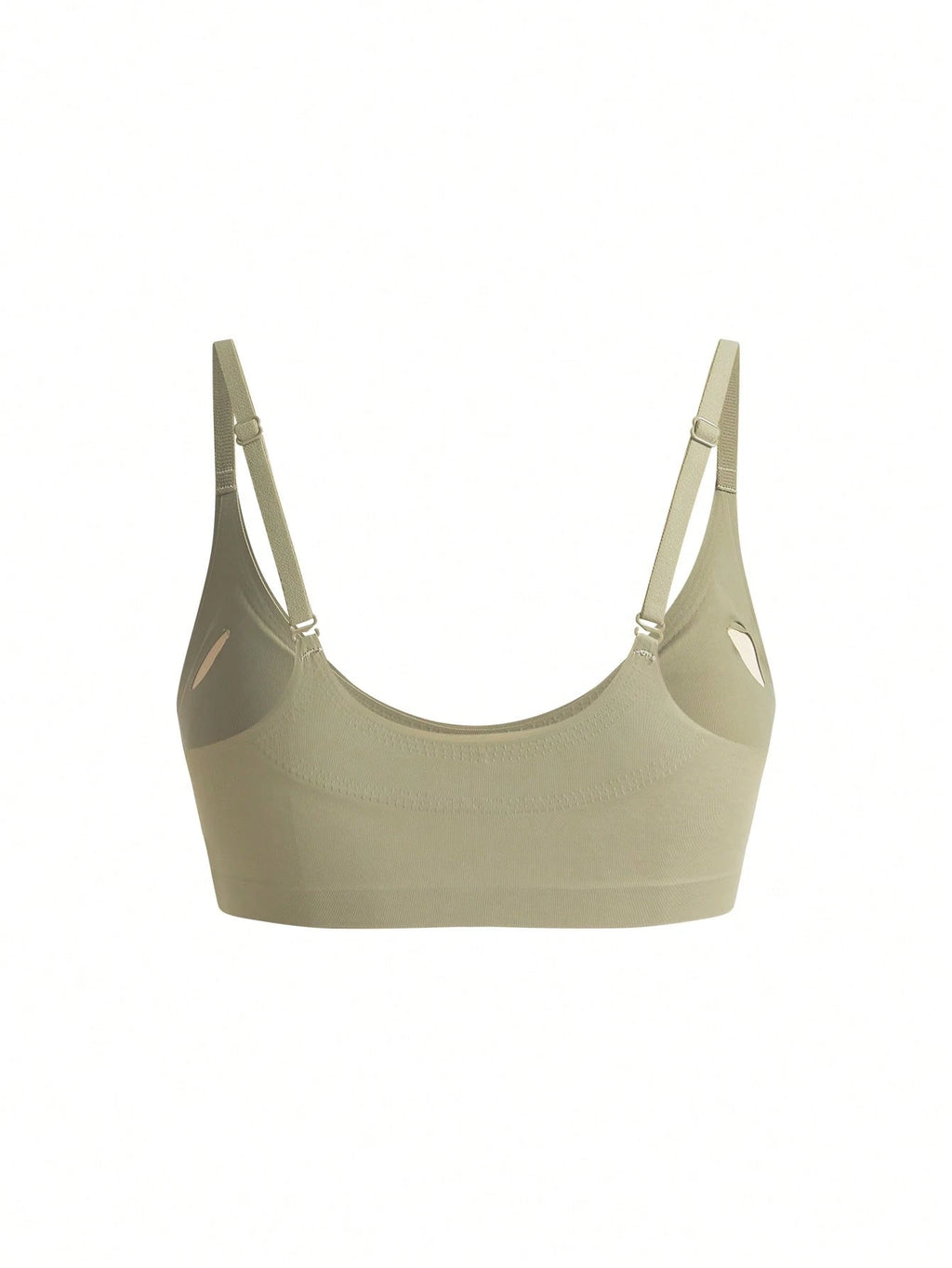 Seamless Push-Up Backless Bralette | Minimalist Crop Bra | Comfortable Everyday Wear