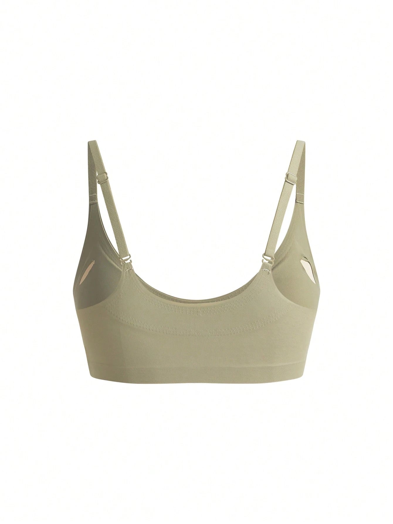 Seamless Push-Up Backless Bralette | Minimalist Crop Bra | Comfortable Everyday Wear