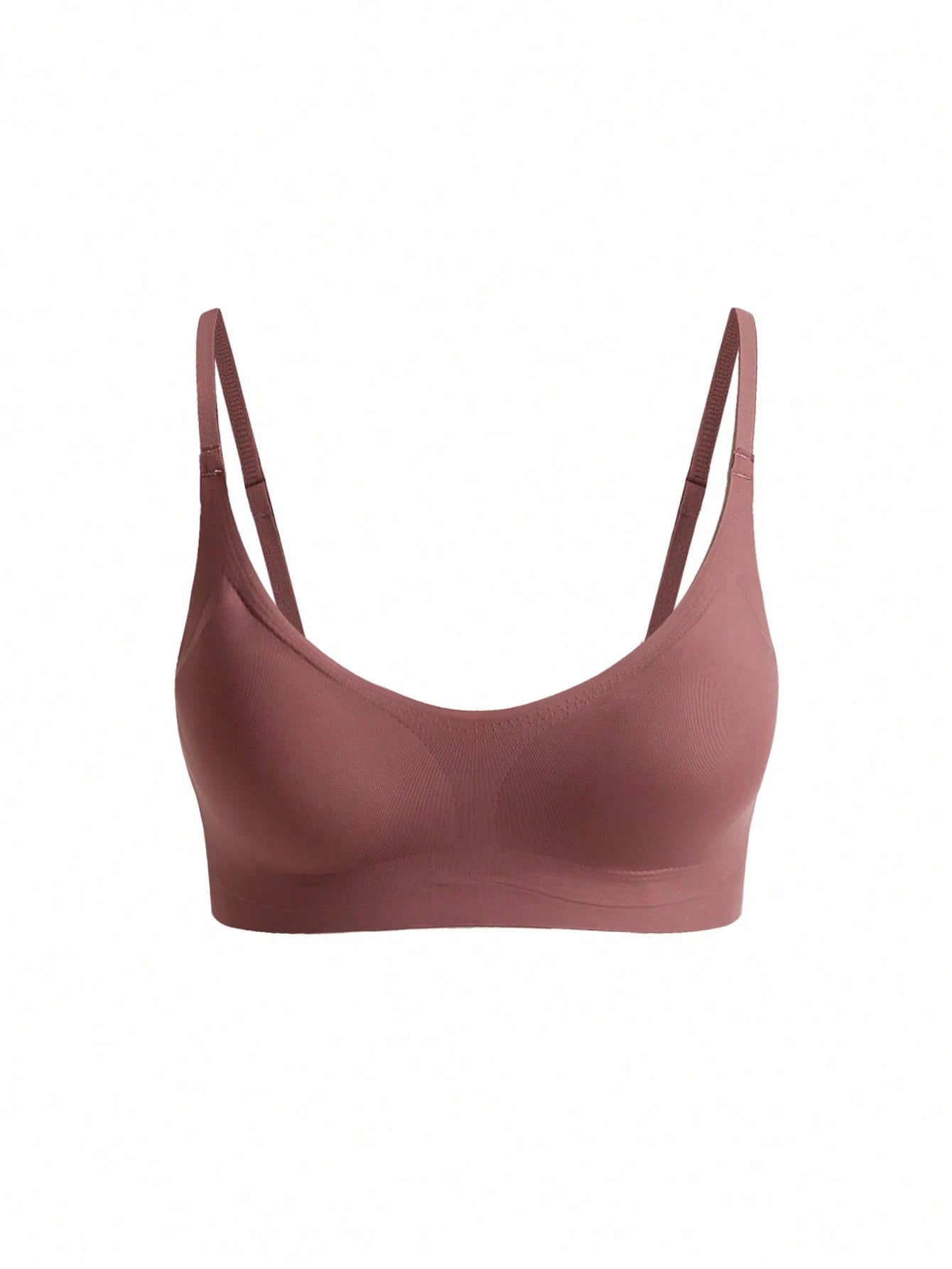 Seamless Push-Up Backless Bralette | Minimalist Crop Bra | Comfortable Everyday Wear