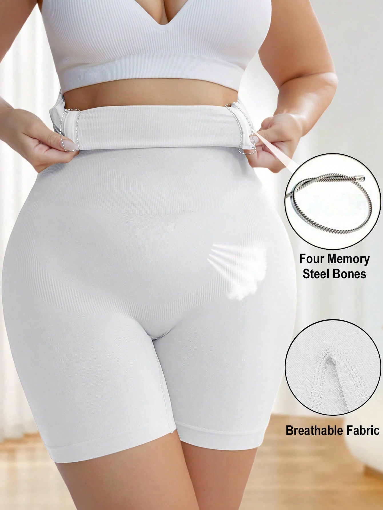 Plus Size High Waist Shaping Panties | Seamless Tummy Control Underwear | Butt-Lifting Slimming Shorts