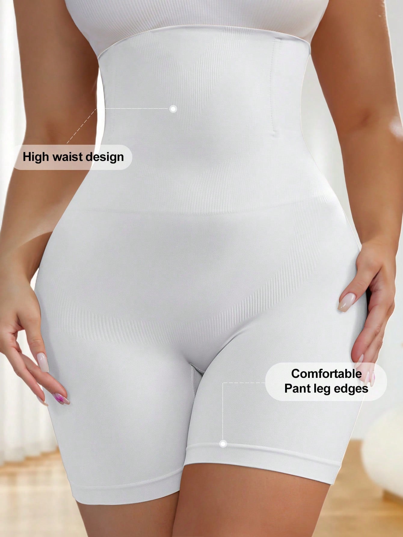 Plus Size High Waist Shaping Panties | Seamless Tummy Control Underwear | Butt-Lifting Slimming Shorts