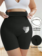 Plus Size High Waist Shaping Panties | Seamless Tummy Control Underwear | Butt-Lifting Slimming Shorts