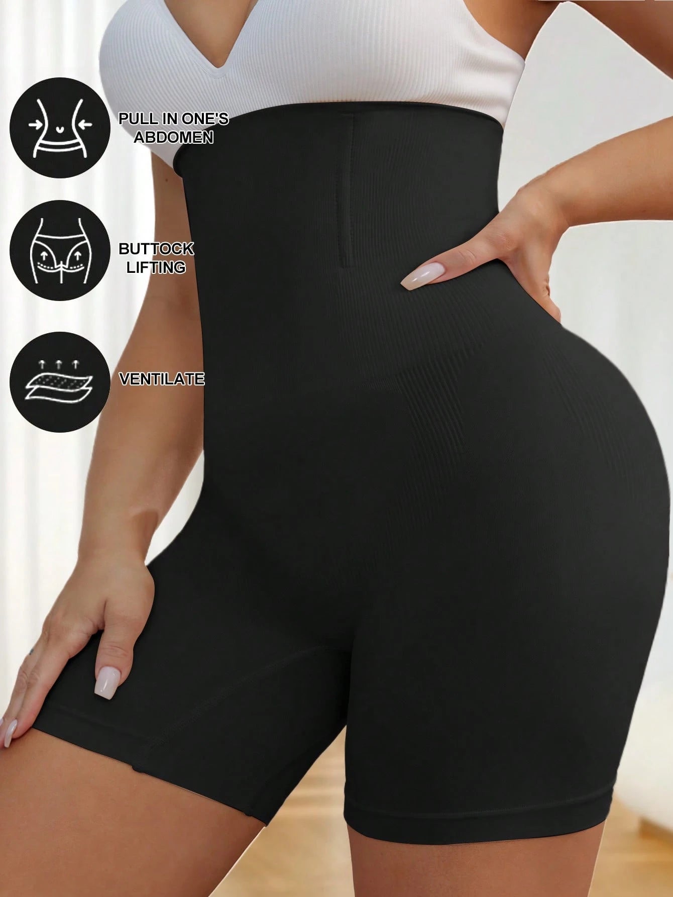 Plus Size High Waist Shaping Panties | Seamless Tummy Control Underwear | Butt-Lifting Slimming Shorts
