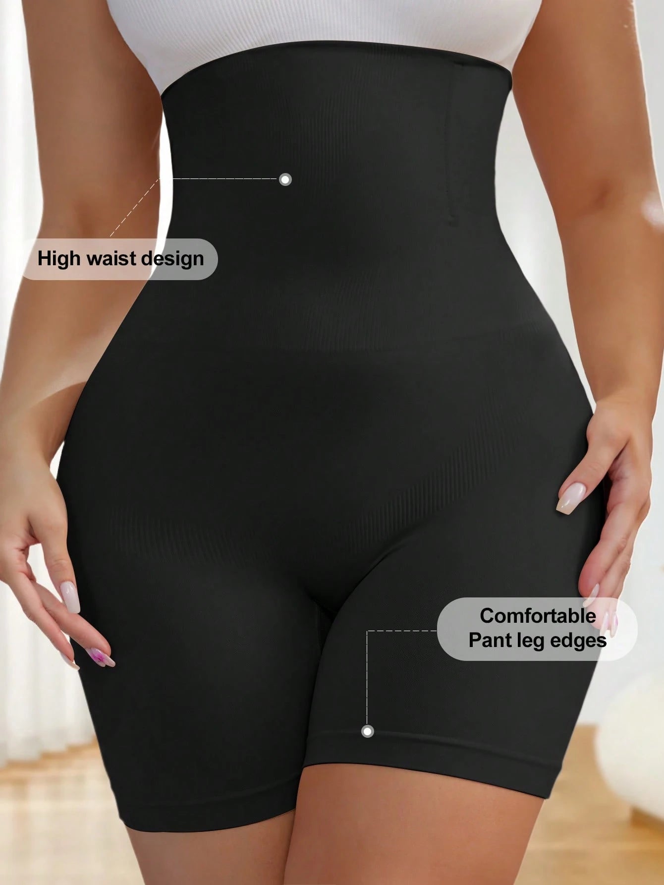 Plus Size High Waist Shaping Panties | Seamless Tummy Control Underwear | Butt-Lifting Slimming Shorts