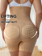 Plus Size High Waist Shaping Panties | Seamless Tummy Control Underwear | Butt-Lifting Slimming Shorts
