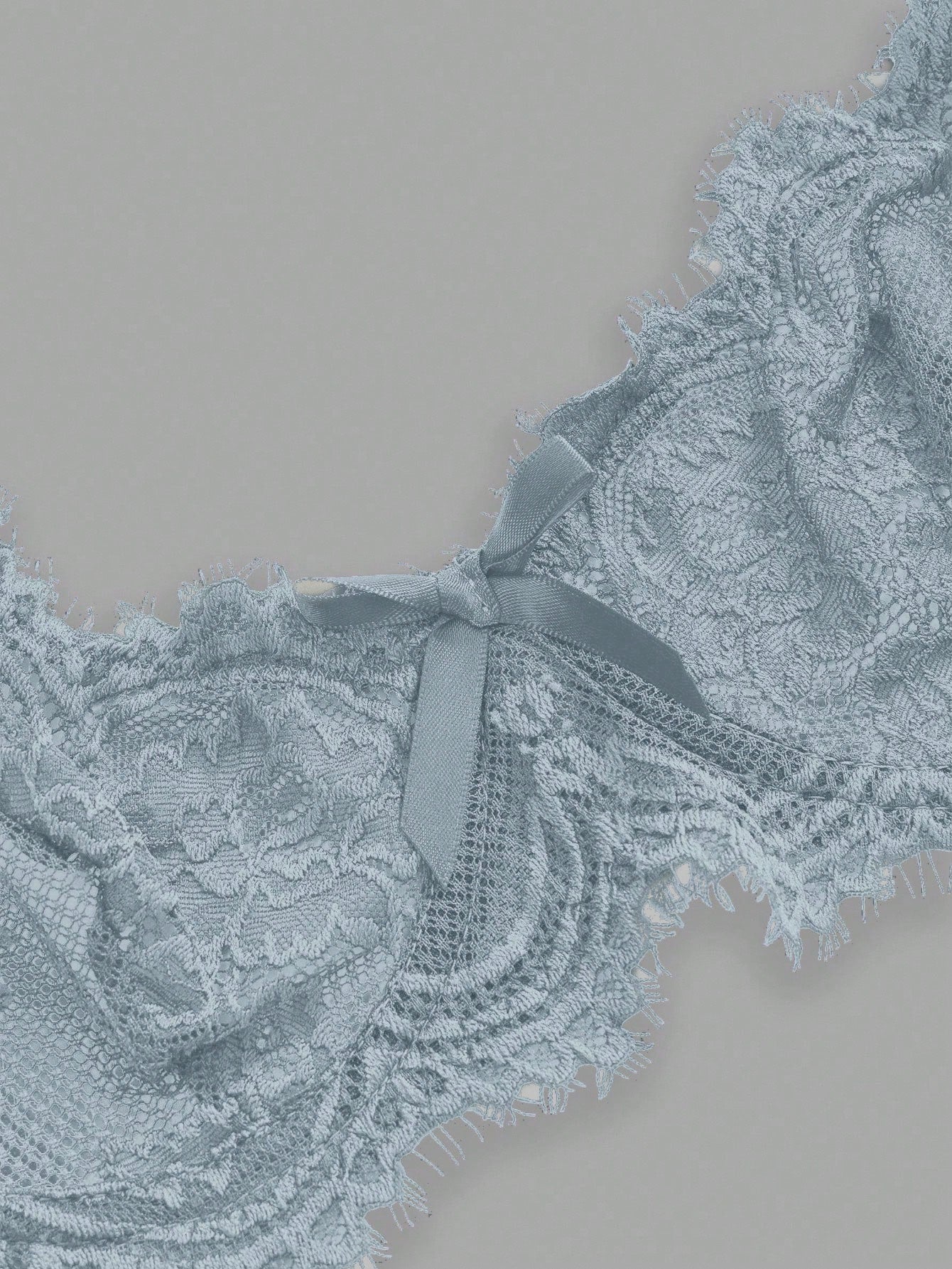 Women’s Gothic Floral Lace Underwire Triangle Bra | Sheer Mesh Sexy Lingerie