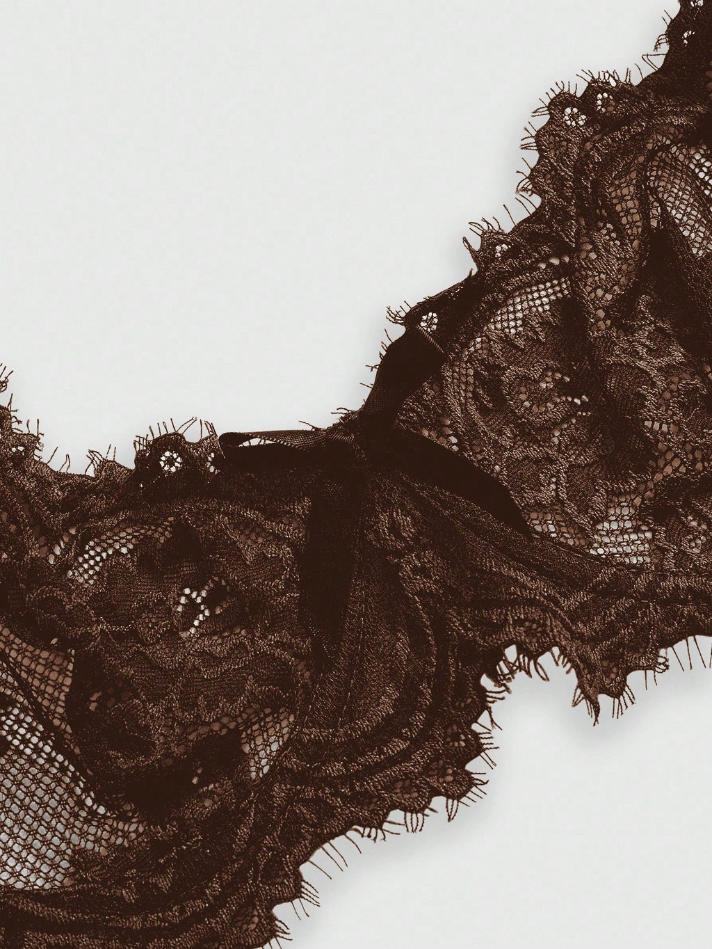 Women’s Gothic Floral Lace Underwire Triangle Bra | Sheer Mesh Sexy Lingerie