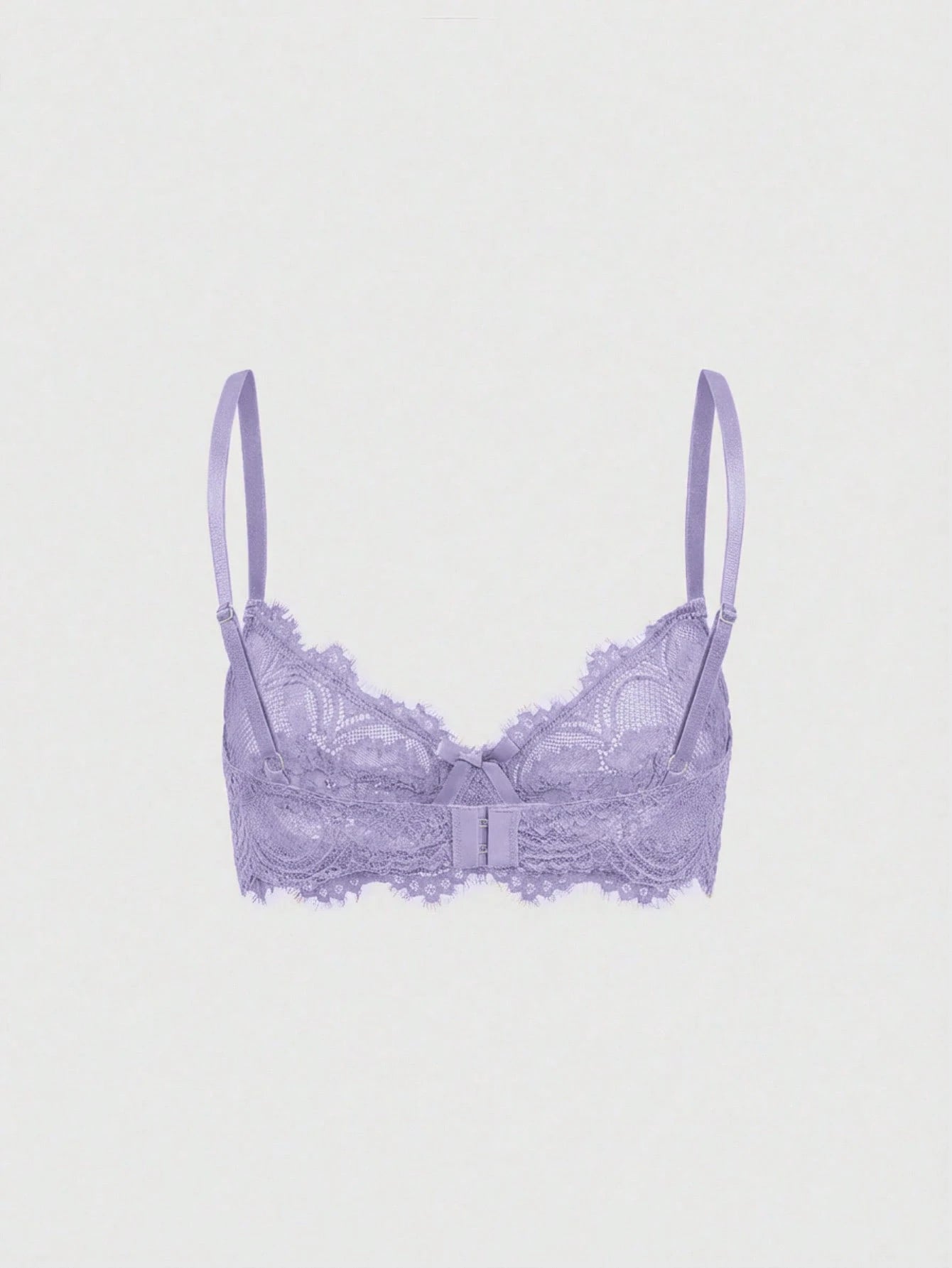 Women’s Gothic Floral Lace Underwire Triangle Bra | Sheer Mesh Sexy Lingerie