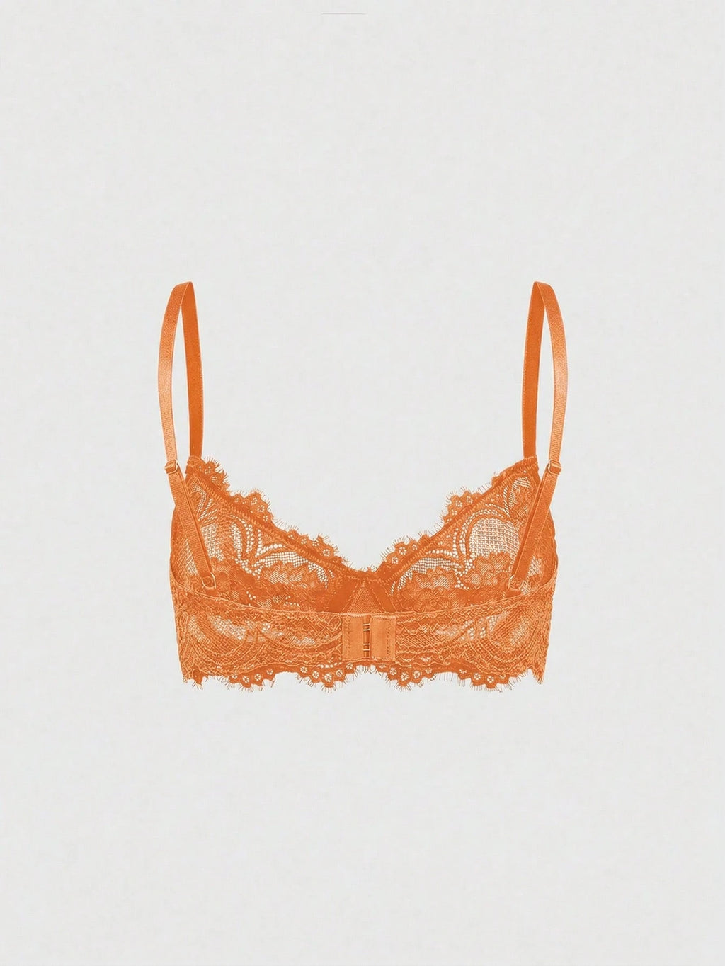 Women’s Gothic Floral Lace Underwire Triangle Bra | Sheer Mesh Sexy Lingerie