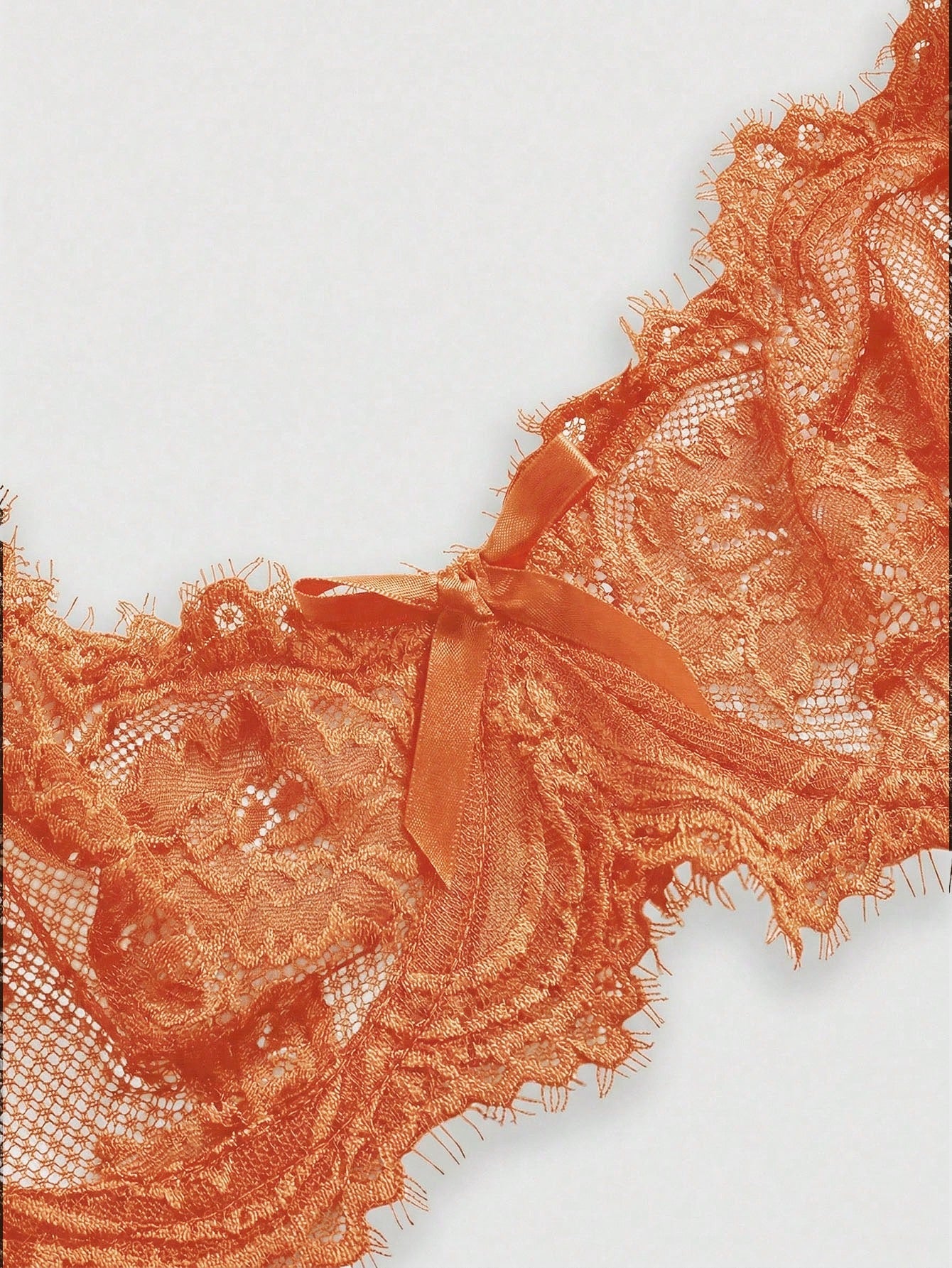 Women’s Gothic Floral Lace Underwire Triangle Bra | Sheer Mesh Sexy Lingerie