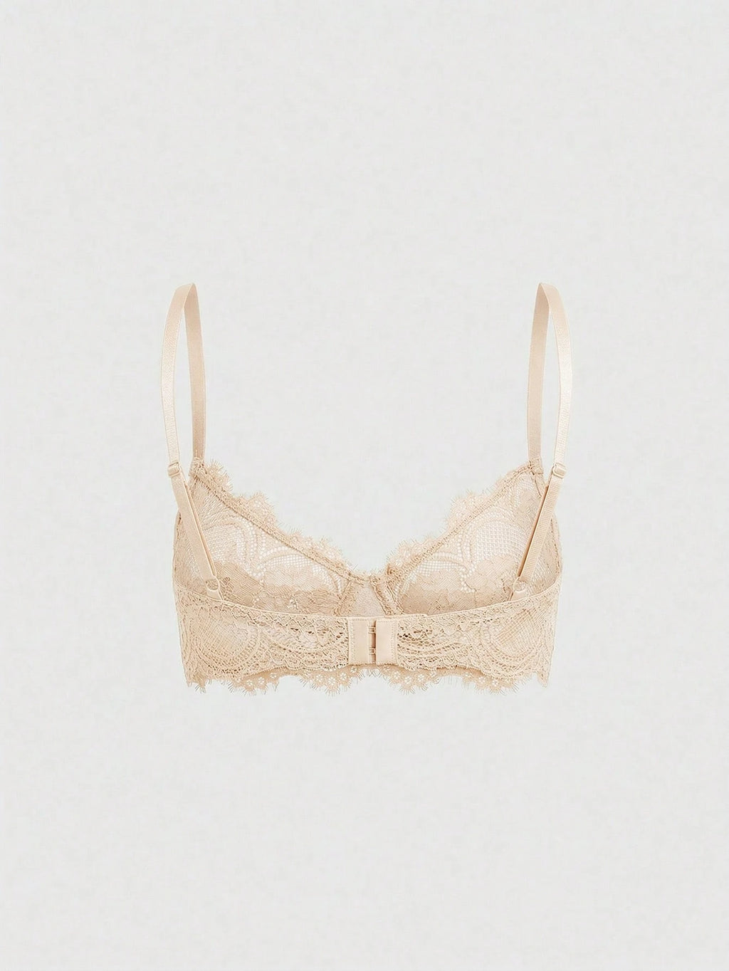 Women’s Gothic Floral Lace Underwire Triangle Bra | Sheer Mesh Sexy Lingerie