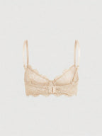 Women’s Gothic Floral Lace Underwire Triangle Bra | Sheer Mesh Sexy Lingerie