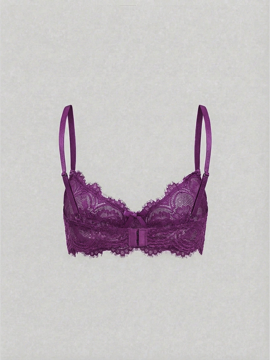 Women’s Gothic Floral Lace Underwire Triangle Bra | Sheer Mesh Sexy Lingerie