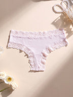 5-Piece Lace Thong Set | Seamless Low-Rise Breathable Fit | Comfort for Daily & Active Use