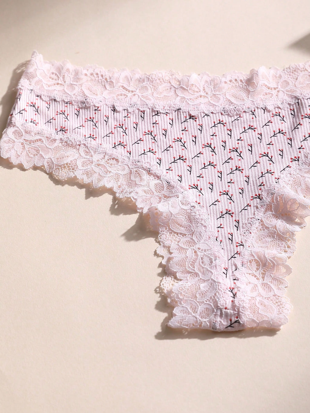 5-Piece Lace Thong Set | Seamless Low-Rise Breathable Fit | Comfort for Daily & Active Use