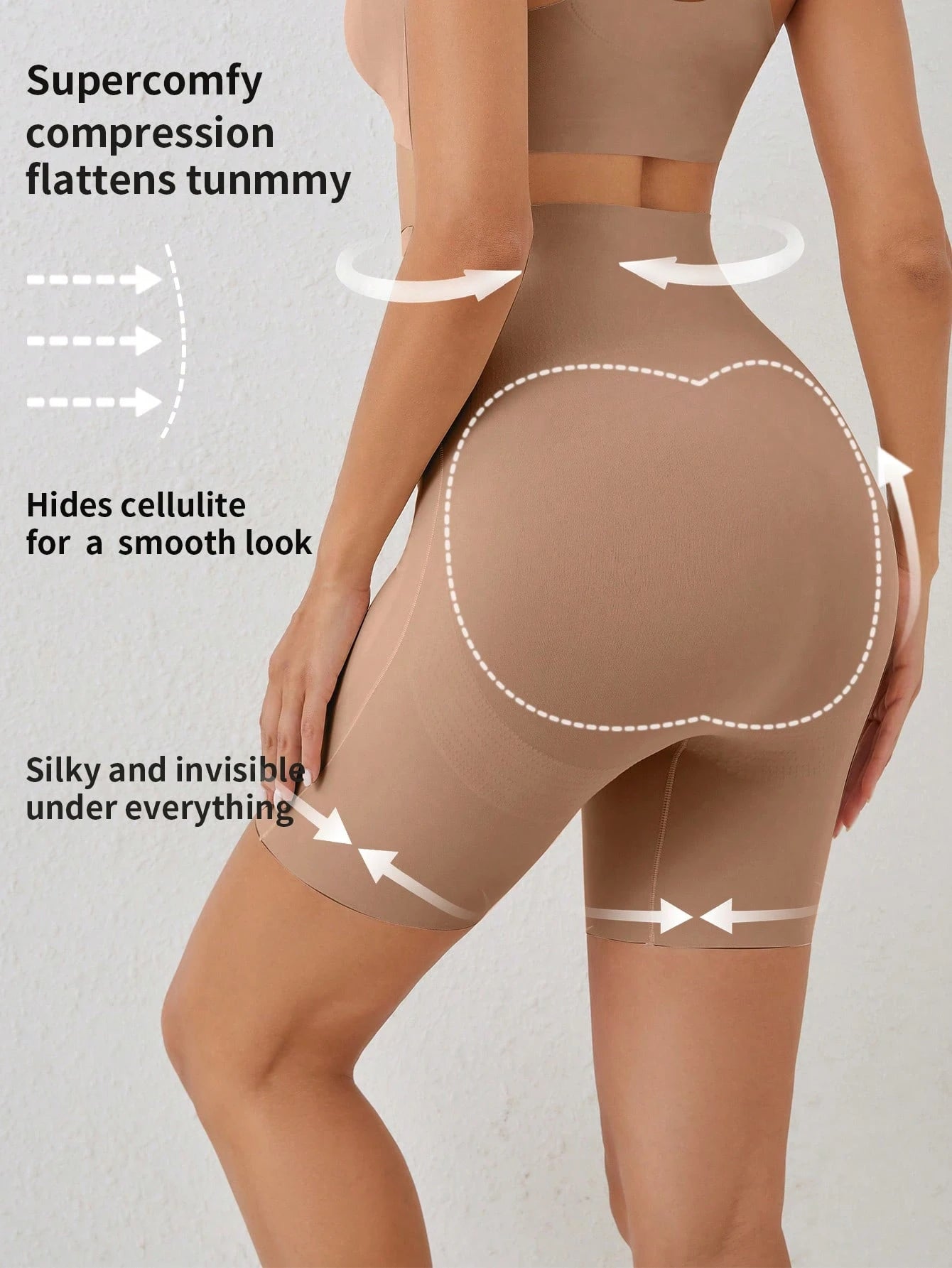 High Waist Seamless Shapewear Panties | Tummy Control Briefs