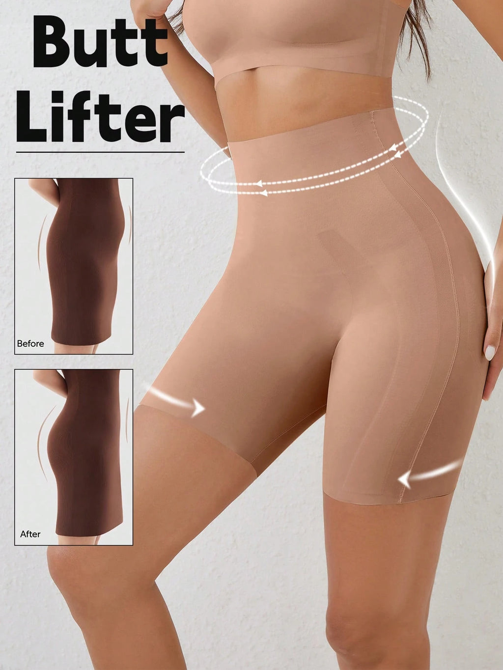 High Waist Seamless Shapewear Panties | Tummy Control Briefs