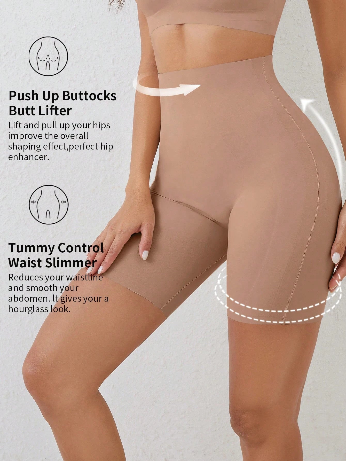 High Waist Seamless Shapewear Panties | Tummy Control Briefs