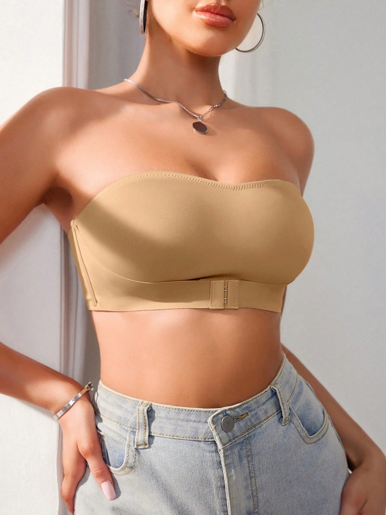 Front Closure Push-Up Wireless Bra | Comfortable Support Seamless Fit | Everyday Wear