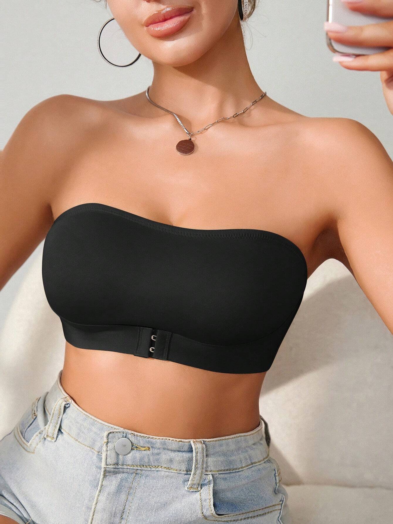 Front Closure Push-Up Wireless Bra | Comfortable Support Seamless Fit | Everyday Wear