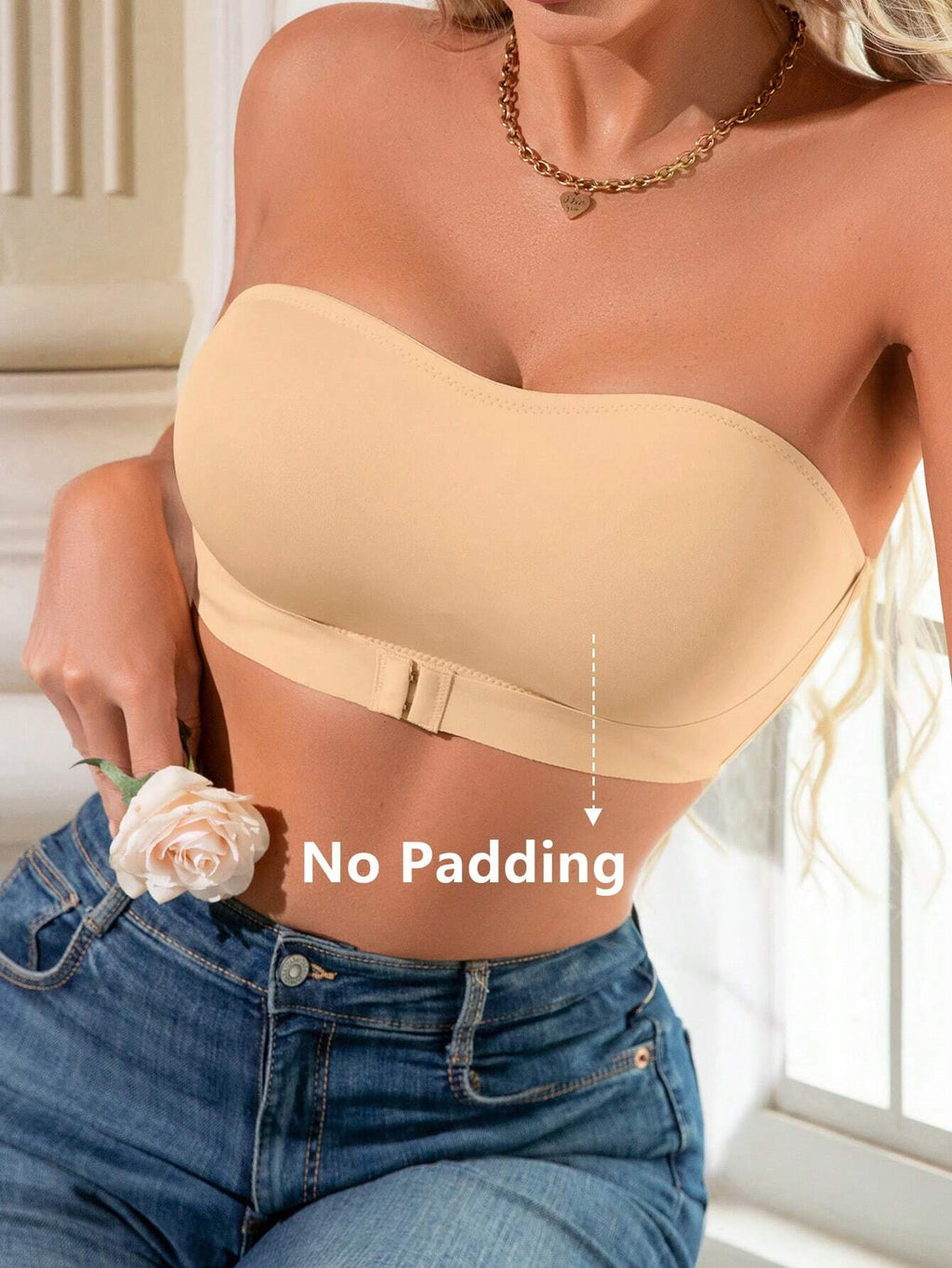 Front Closure Push-Up Wireless Bra | Comfortable Support Seamless Fit | Everyday Wear