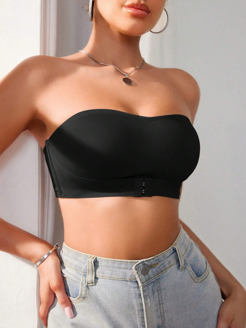 Front Closure Push-Up Wireless Bra | Comfortable Support Seamless Fit | Everyday Wear