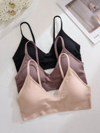 6-Piece Seamless Ribbed Wireless Bra Set | Casual Comfort Women's Bras