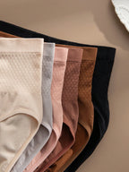 6-Pack High-Waisted Seamless Briefs | Soft Stretch Comfort | Everyday No-Show Underwear