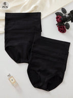 6-Pack High-Waisted Seamless Briefs | Soft Stretch Comfort | Everyday No-Show Underwear