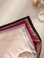 6-Pack High-Waisted Seamless Briefs | Soft Stretch Comfort | Everyday No-Show Underwear