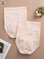 6-Pack High-Waisted Seamless Briefs | Soft Stretch Comfort | Everyday No-Show Underwear