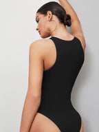 Minimalist Solid Tank Bodysuit | Seamless Everyday Base Layer